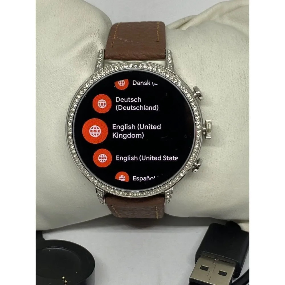 Fossil Gen 4 Authentic Digital Dial Smart Watch Custom Band FTW6013 DC428